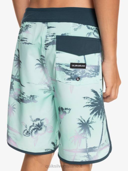 esso Quiksilver ragazzi 8-16 surfsilk capesante 17 boardshorts vetro da spiaggia HTZR2020