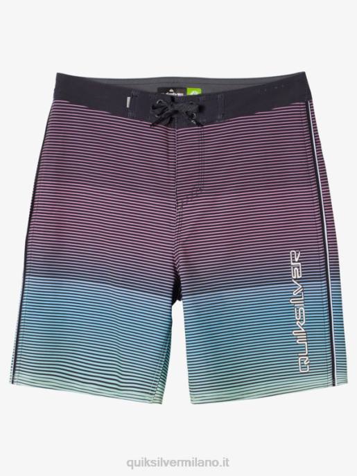 esso Quiksilver ragazzi 8-16 surfsilk massiccio 17 boardshorts malva chiaro di luna HTZR1909