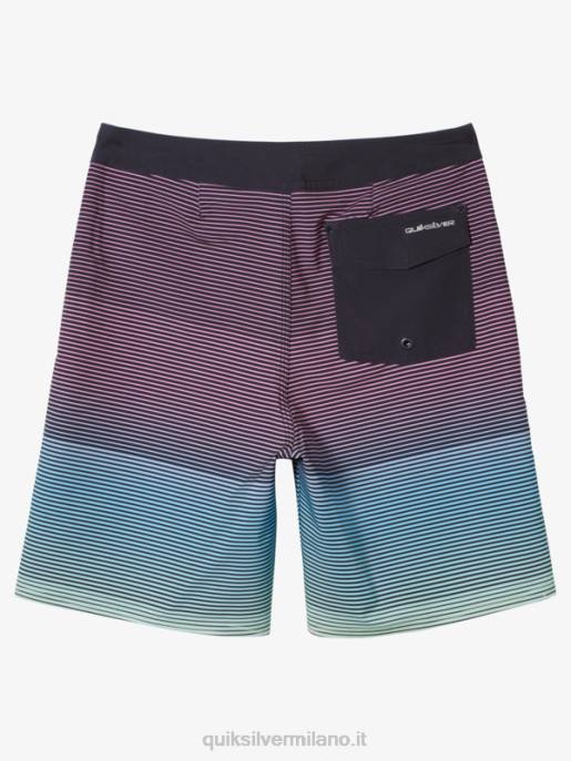 esso Quiksilver ragazzi 8-16 surfsilk massiccio 17 boardshorts malva chiaro di luna HTZR1909
