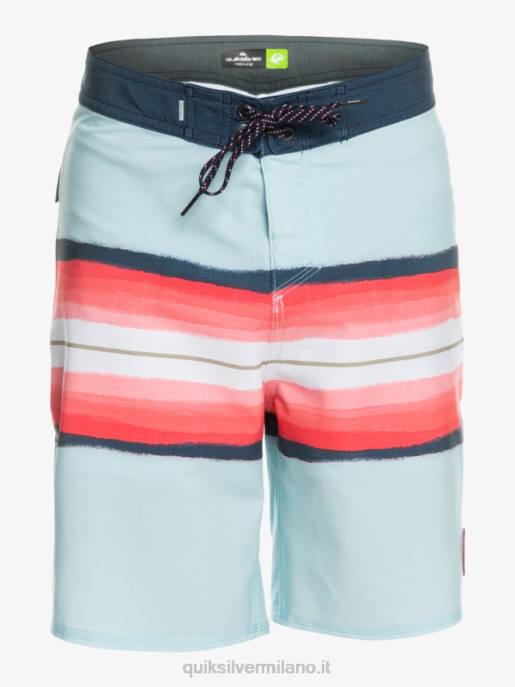 esso Quiksilver ragazzi 8-16 surfsilk resina tinta 17 boardshorts blu grigio HTZR2302