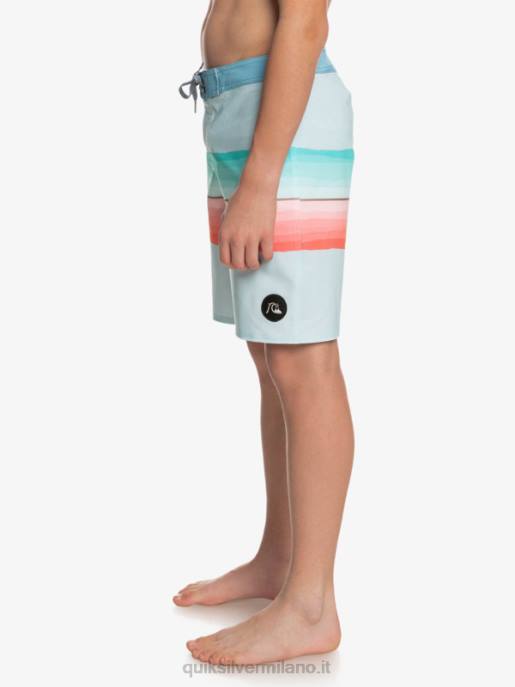 esso Quiksilver ragazzi 8-16 surfsilk resina tinta 17 boardshorts insegne blu HTZR2300