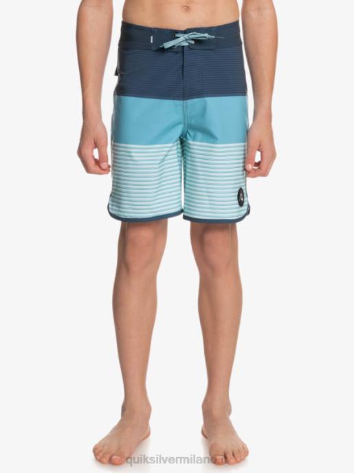 esso Quiksilver ragazzi 8-16 surfsilk tijuana yth 17 boardshort insegne blu HTZR2269