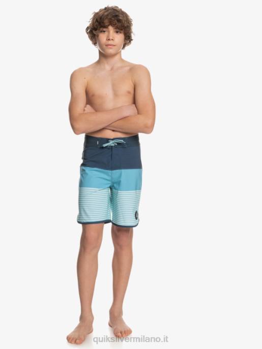 esso Quiksilver ragazzi 8-16 surfsilk tijuana yth 17 boardshort insegne blu HTZR2269