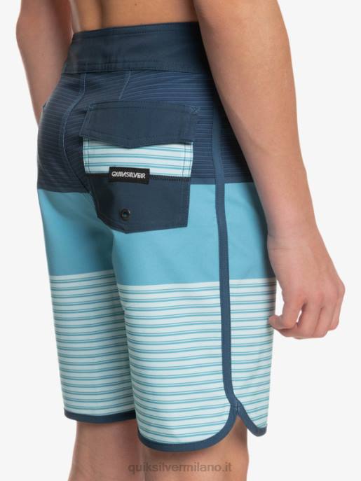 esso Quiksilver ragazzi 8-16 surfsilk tijuana yth 17 boardshort insegne blu HTZR2269