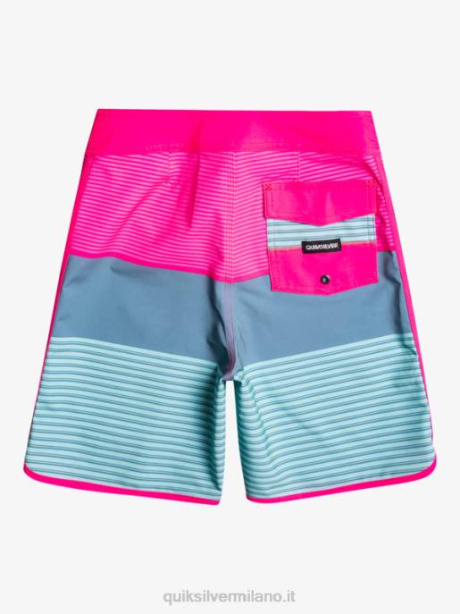 esso Quiksilver ragazzi 8-16 surfsilk tijuana yth 17 boardshort rosa brillante HTZR2268