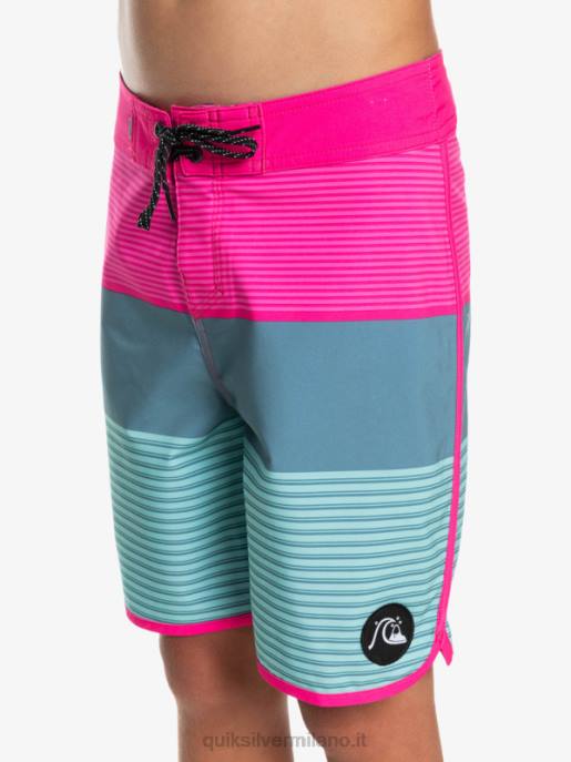 esso Quiksilver ragazzi 8-16 surfsilk tijuana yth 17 boardshort rosa brillante HTZR2268