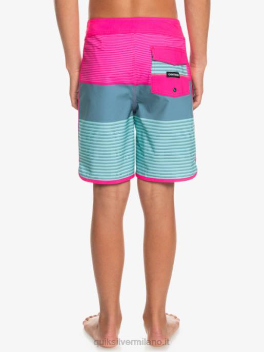 esso Quiksilver ragazzi 8-16 surfsilk tijuana yth 17 boardshort rosa brillante HTZR2268