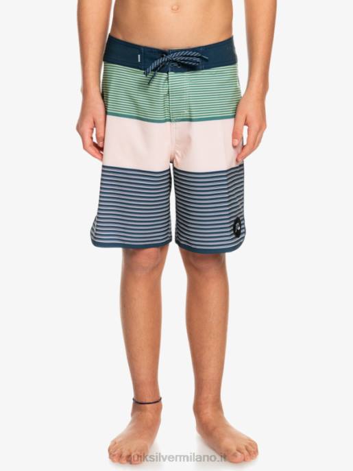 esso Quiksilver ragazzi 8-16 surfsilk tijuana yth 17 boardshort rosa velata HTZR2271