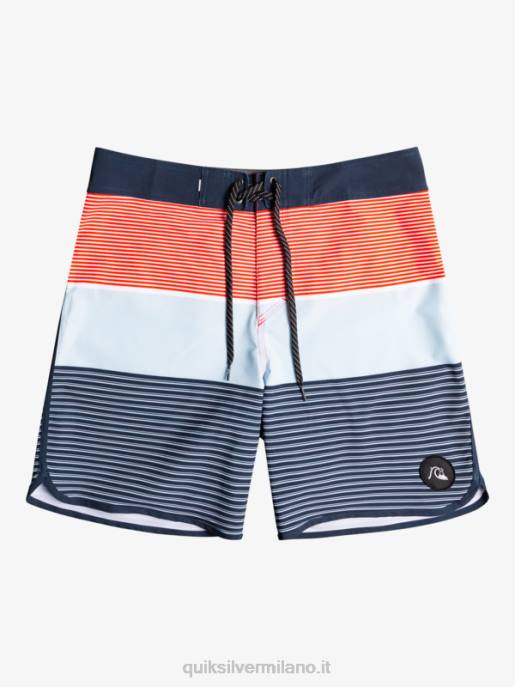 esso Quiksilver ragazzi 8-16 surfsilk tijuana yth 17 boardshort rosso ad alto rischio HTZR2272