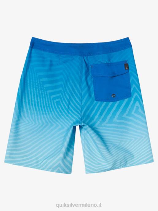 esso Quiksilver ragazzi 8-16 tutti i giorni warp dissolvenza 17 boardshorts boccaglio blu HTZR2165