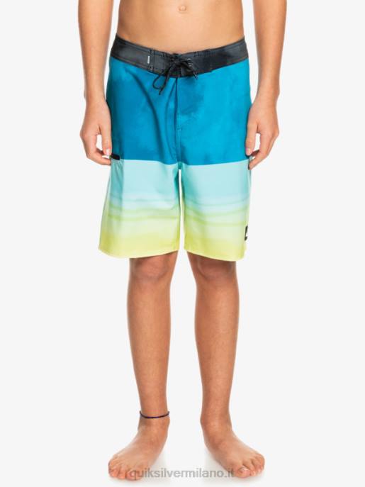 esso Quiksilver ragazzi Pantaloncini da surf 8-16 surfsilk five-0 17 porto marittimo HTZR2299