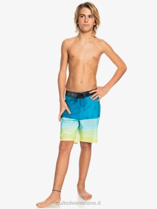 esso Quiksilver ragazzi Pantaloncini da surf 8-16 surfsilk five-0 17 porto marittimo HTZR2299