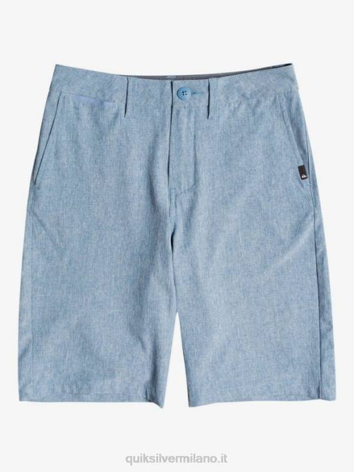 esso Quiksilver ragazzi 8-16 Union Heather anfibio 19 pantaloncini ibridi capitani blu HTZR2327