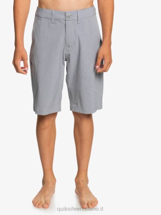 esso Quiksilver ragazzi 8-16 Union Heather anfibio 19 pantaloncini ibridi nevischio HTZR2314