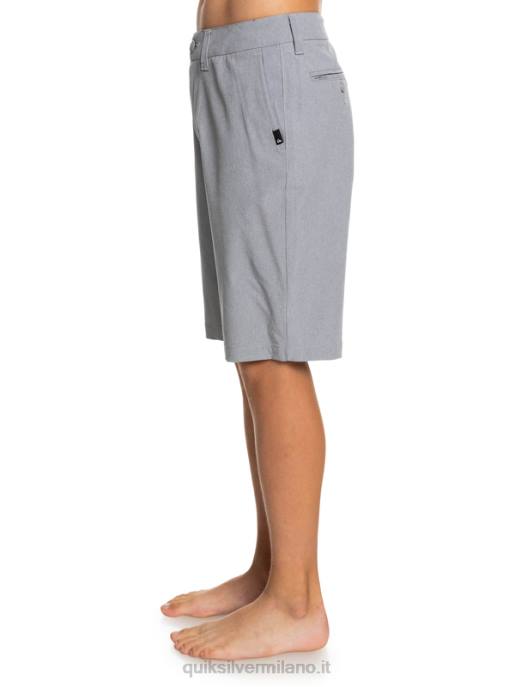 esso Quiksilver ragazzi 8-16 Union Heather anfibio 19 pantaloncini ibridi nevischio HTZR2314