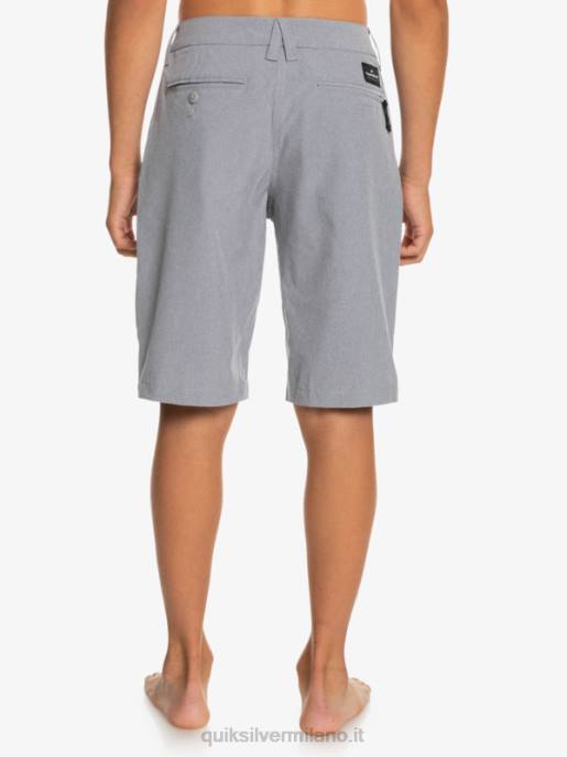 esso Quiksilver ragazzi 8-16 Union Heather anfibio 19 pantaloncini ibridi nevischio HTZR2314