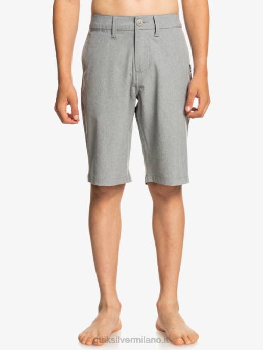 esso Quiksilver ragazzi 8-16 Union Heather anfibio 19 pantaloncini ibridi nevischio HTZR2326