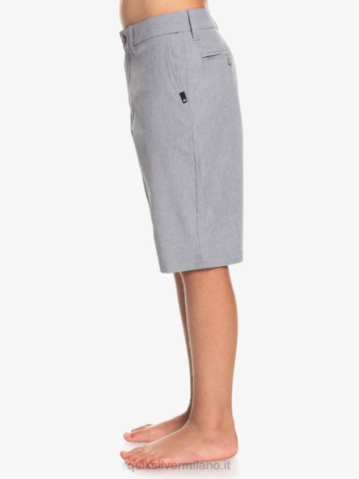 esso Quiksilver ragazzi 8-16 Union Heather anfibio 19 pantaloncini ibridi nevischio HTZR2326