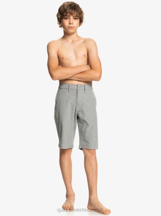 esso Quiksilver ragazzi 8-16 Union Heather anfibio 19 pantaloncini ibridi nevischio HTZR2326