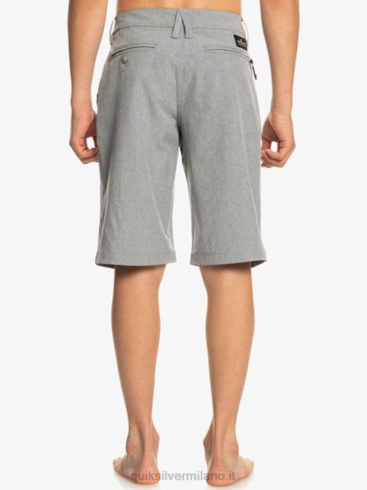 esso Quiksilver ragazzi 8-16 Union Heather anfibio 19 pantaloncini ibridi nevischio HTZR2326