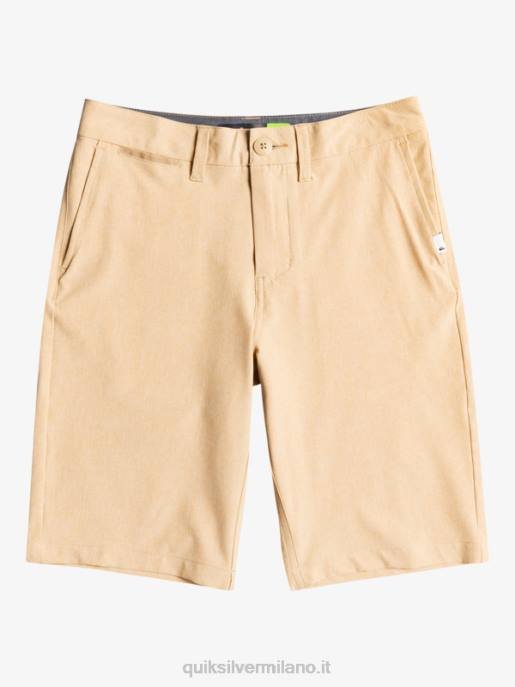 esso Quiksilver ragazzi 8-16 Union Heather anfibio 19 pantaloncini ibridi plage HTZR2325