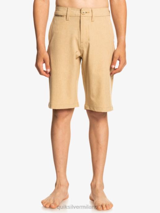 esso Quiksilver ragazzi 8-16 Union Heather anfibio 19 pantaloncini ibridi plage HTZR2325