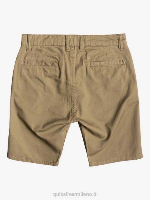 esso Quiksilver ragazzi 8-16 nuovi pantaloncini chino da unione 17 per tutti i giorni legno d\'olmo HTZR2278