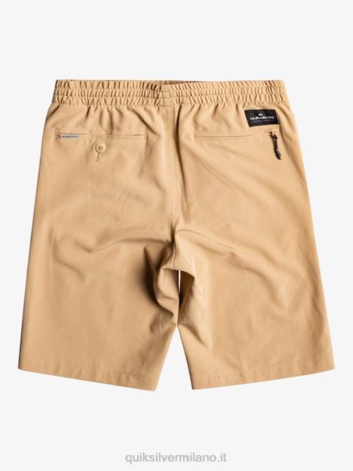 esso Quiksilver ragazzi 8-16 ocean elastic amph yth 18 pantaloncini ibridi plage HTZR2257