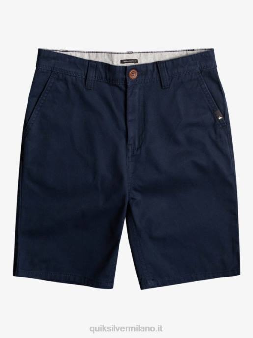 esso Quiksilver ragazzi 8-16 tutti i giorni 17 pantaloncini chino blazer blu scuro HTZR2289
