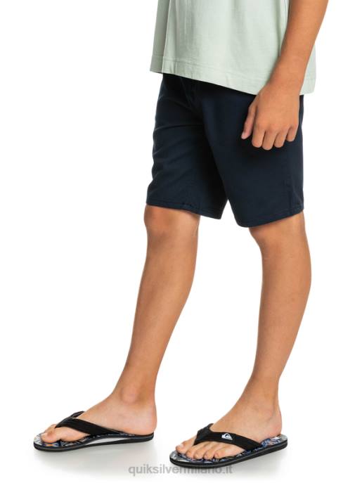 esso Quiksilver ragazzi 8-16 tutti i giorni 17 pantaloncini chino blazer blu scuro HTZR2289