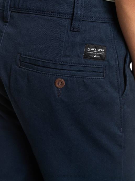 esso Quiksilver ragazzi 8-16 tutti i giorni 17 pantaloncini chino blazer blu scuro HTZR2289