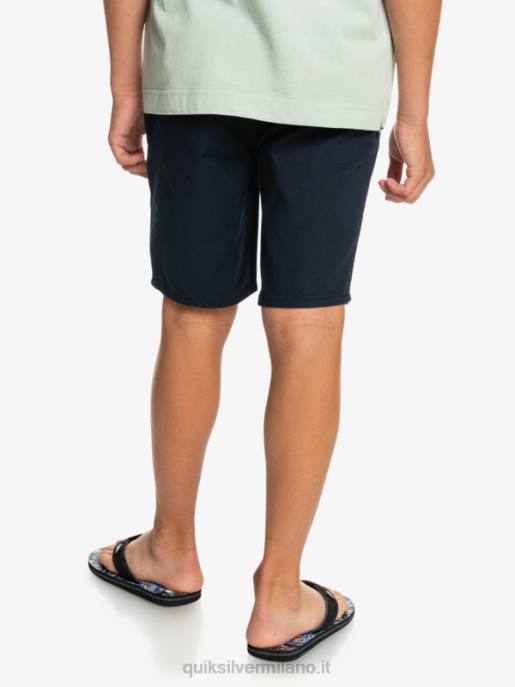 esso Quiksilver ragazzi 8-16 tutti i giorni 17 pantaloncini chino blazer blu scuro HTZR2289