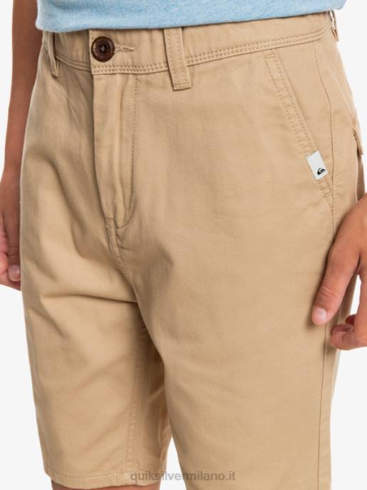 esso Quiksilver ragazzi 8-16 tutti i giorni 17 pantaloncini chino incenso HTZR2288