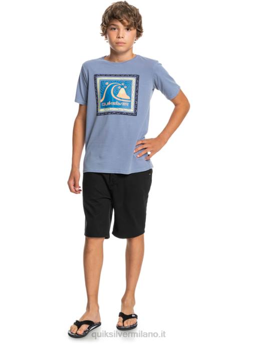 esso Quiksilver ragazzi 8-16 tutti i giorni 17 pantaloncini chino nero HTZR2287