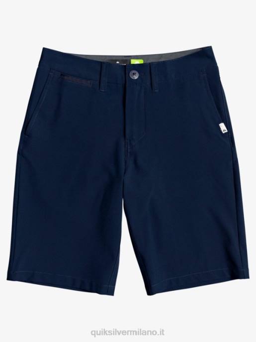 esso Quiksilver ragazzi Pantaloncini ibridi anfibi 19 unione 8-16 blazer blu scuro HTZR2238
