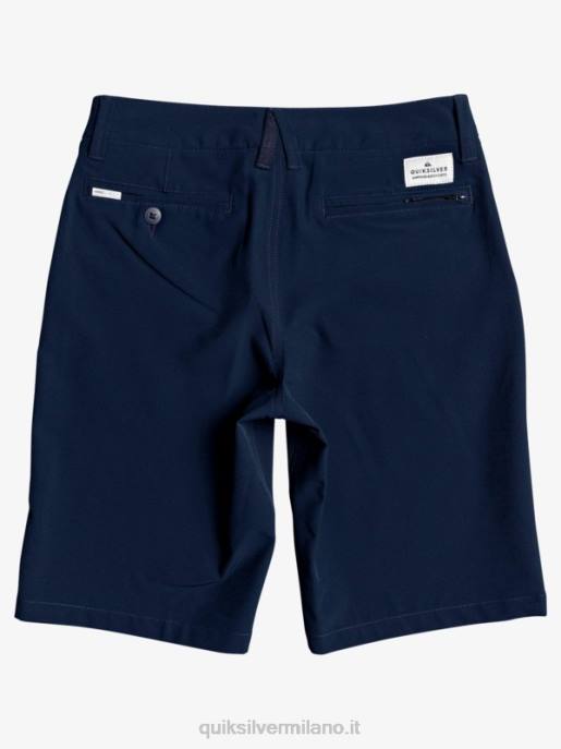 esso Quiksilver ragazzi Pantaloncini ibridi anfibi 19 unione 8-16 blazer blu scuro HTZR2238