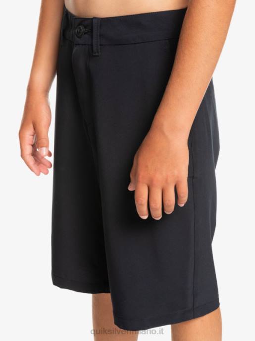 esso Quiksilver ragazzi Pantaloncini ibridi anfibi 19 unione 8-16 nero HTZR2237