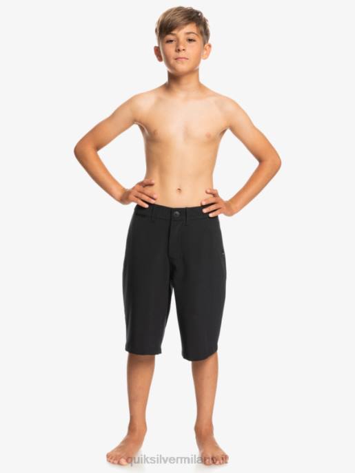 esso Quiksilver ragazzi Pantaloncini ibridi anfibi 19 unione 8-16 nero HTZR2237