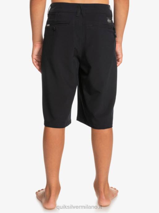 esso Quiksilver ragazzi Pantaloncini ibridi anfibi 19 unione 8-16 nero HTZR2237
