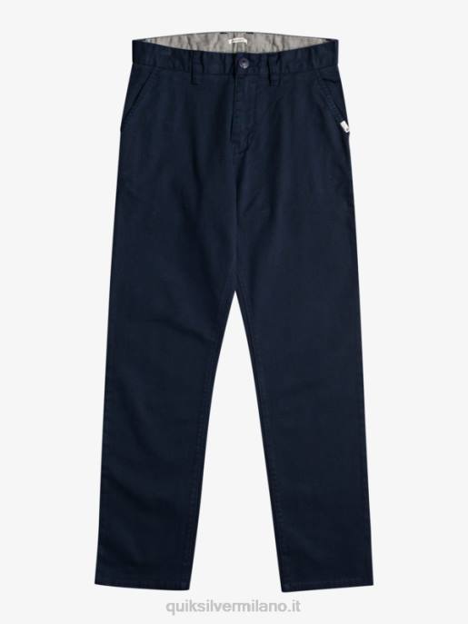 esso Quiksilver ragazzi 8-16 in su pantaloni sindacali di tutti i giorni blazer blu scuro HTZR2241