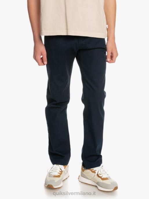 esso Quiksilver ragazzi 8-16 in su pantaloni sindacali di tutti i giorni blazer blu scuro HTZR2241