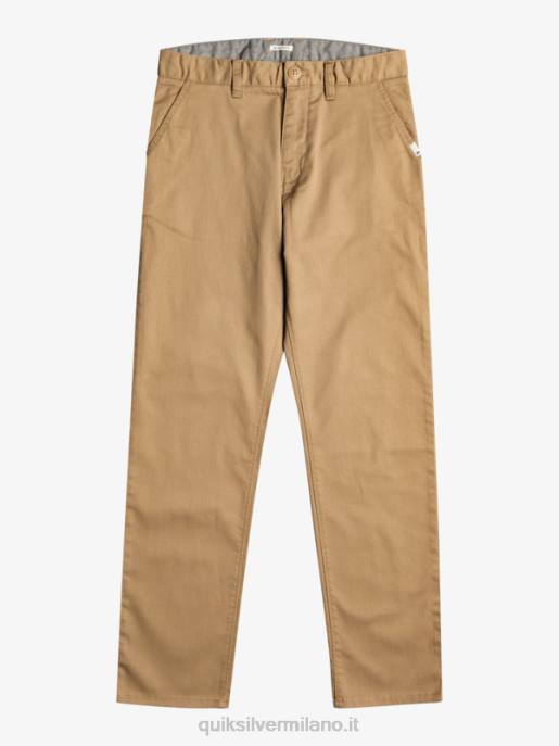 esso Quiksilver ragazzi 8-16 in su pantaloni sindacali di tutti i giorni legno d'olmo HTZR2239