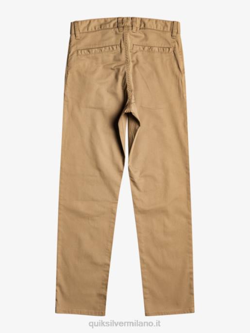 esso Quiksilver ragazzi 8-16 in su pantaloni sindacali di tutti i giorni legno d\'olmo HTZR2239