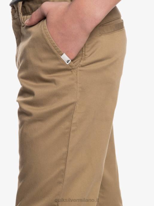 esso Quiksilver ragazzi 8-16 in su pantaloni sindacali di tutti i giorni legno d\'olmo HTZR2239