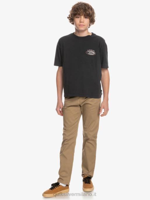 esso Quiksilver ragazzi 8-16 in su pantaloni sindacali di tutti i giorni legno d\'olmo HTZR2239