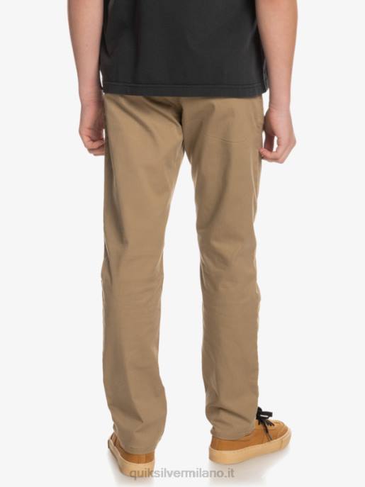 esso Quiksilver ragazzi 8-16 in su pantaloni sindacali di tutti i giorni legno d\'olmo HTZR2239