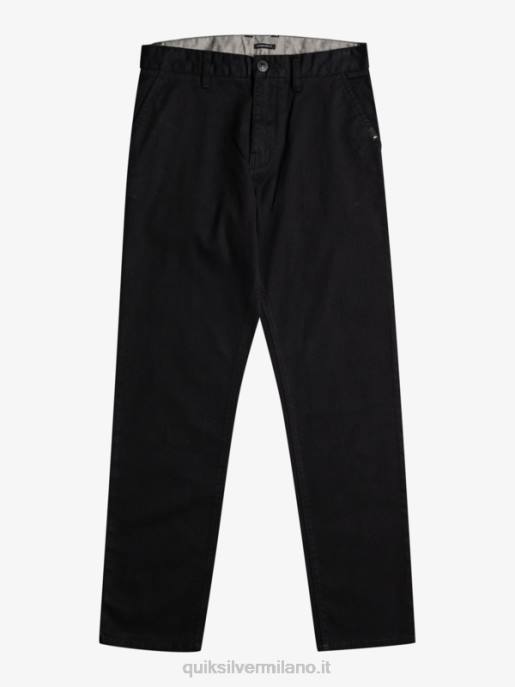 esso Quiksilver ragazzi 8-16 in su pantaloni sindacali di tutti i giorni nero HTZR2240