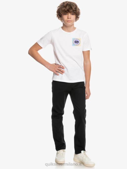 esso Quiksilver ragazzi 8-16 in su pantaloni sindacali di tutti i giorni nero HTZR2240