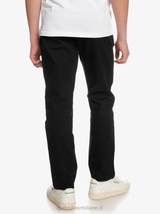 esso Quiksilver ragazzi 8-16 in su pantaloni sindacali di tutti i giorni nero HTZR2240