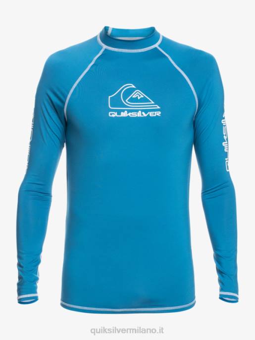 esso Quiksilver ragazzi 2-7 in tour manica lunga upf 50 rashguard vallarta blu HTZR2222